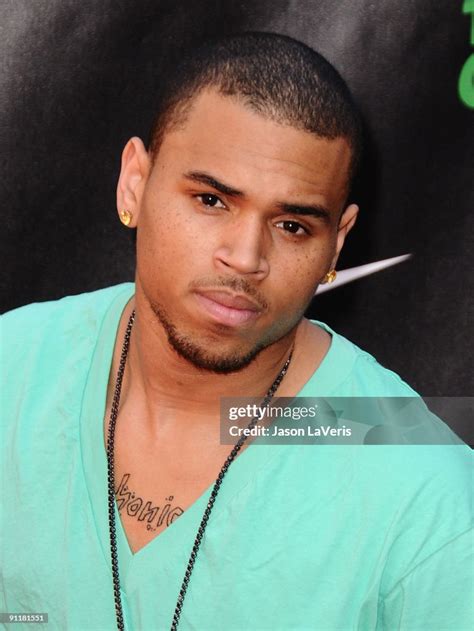 Chris Brown attends "More Than a Game" at Hollywood & Highland... News ...