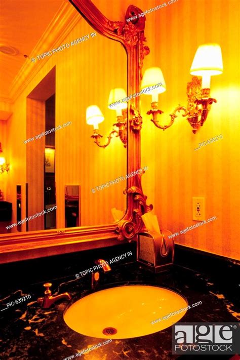 Restroom, Venetian Hotel, Las Vegas, Nevada, USA, Stock Photo, Picture ...