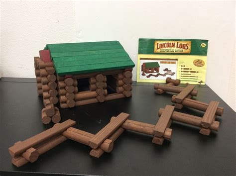 The Original Lincoln Logs Bicentennial Edition 99 Pcs All Wood Building Set | eBay (With images ...