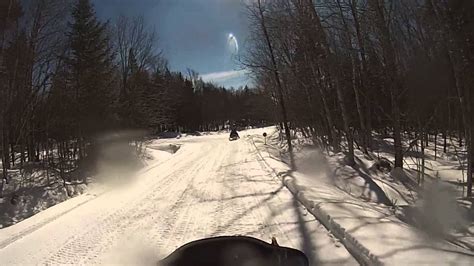 Snowmobiling in the Northeast kingdom of Vermont (part 2) - YouTube