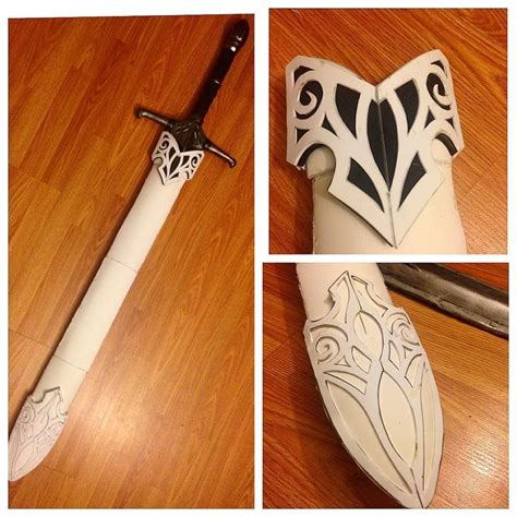 Started construction on the scabbard for my sword. All custom patterns and… | Cosplay diy ...