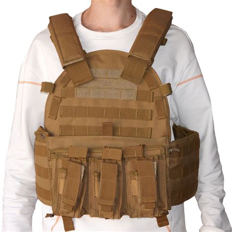 Military Plate Carrier Molle System Ballistic Body Armor Nij Iiia with ...