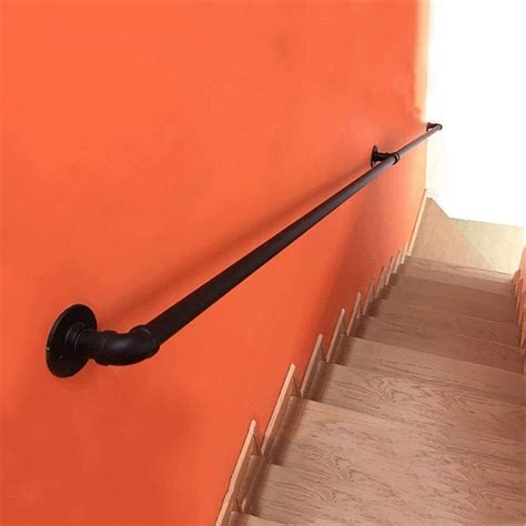 Elderly Indoor Wrought Iron Staircase Handrail, Kindergarten Corridor Loft Leaning Against ...