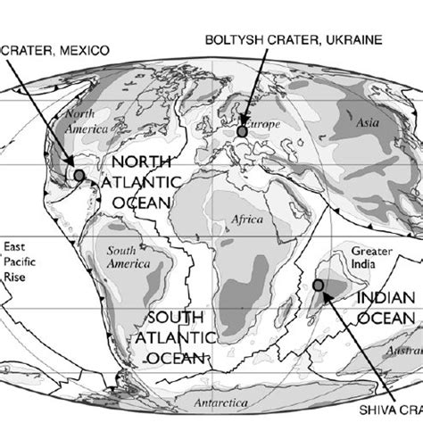 Generalized stratigraphy of the Shiva crater (modified from Basu et al ...