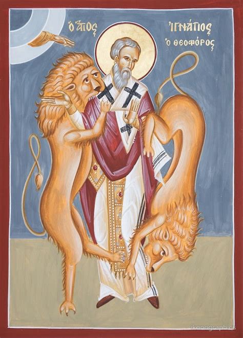 St Ignatius of Antioch by ikonographics Religious Images, Religious ...