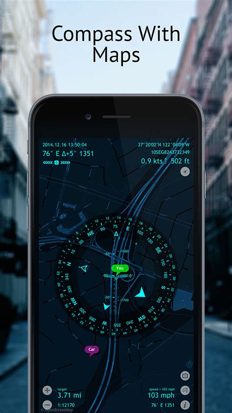 Commander Compass – Best Compass, Maps and GPS Navigator Kit for iPhone, iPad, iOS and Android ...