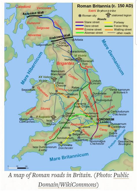 Pin by Julie Fenn on All that is the UK and Ireland | Roman britain, Roman roads, Map of britain