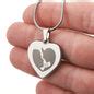 Engraved heart Necklace for lovers – HeartfeltGifts