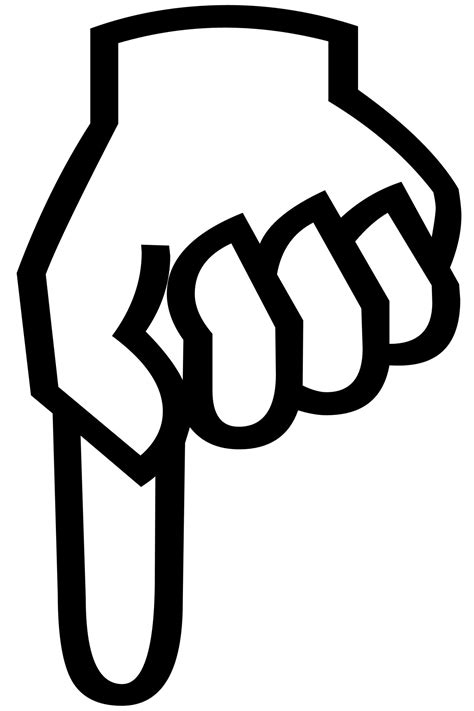 Pointing Down Finger Free Stock Photo - Public Domain Pictures