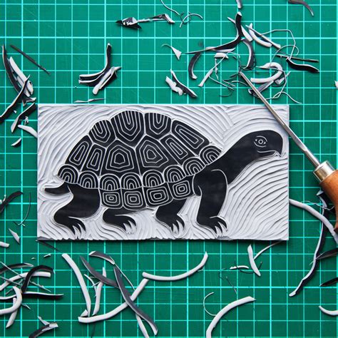 Animals on Behance | Linocut prints, Linocut, Print making designs