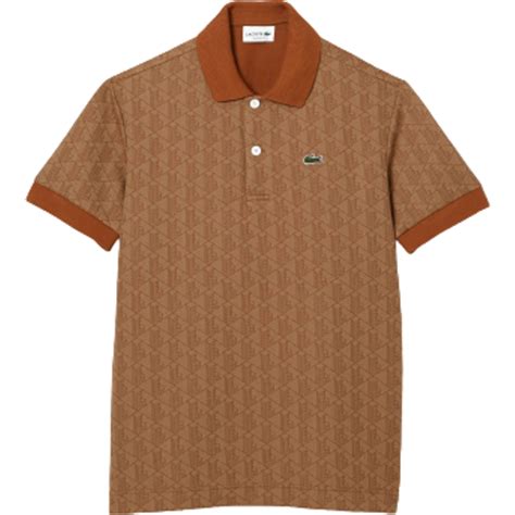 Lacoste Men's Classic Fit Monogram Print Polo • Pris