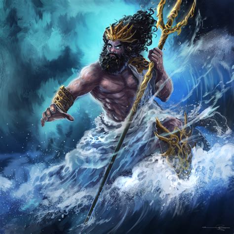 Rod Wong - Poseidon Card Art