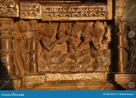 Chaturbhuj Temple Architecture in Khajuraho Stock Image - Image of ...