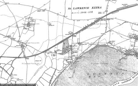 Old Maps of Pegwell Bay, Kent - Francis Frith