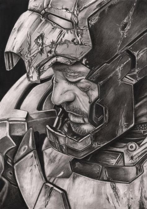 Iron Man Drawing In Pencil at PaintingValley.com | Explore collection ...