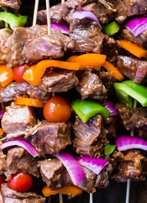 Marinated Beef Shish Kabobs - A Zesty Bite