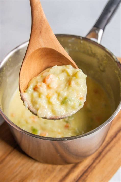 Potato Soup (No Bacon) - Sweetphi