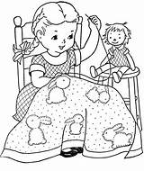 Sewing Coloring Pages At GetColoringscom  Free Printable Colorings sketch template