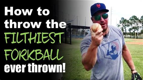 How to throw a forkball [THE FILTHIEST FORK BALL EVER!] - YouTube | Baseball hitting drills ...