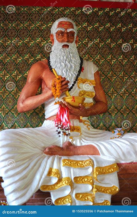 The Rishi Statue is the Author of the Vedas or Who Saw the Rishi As a Priest. Stock Photo ...