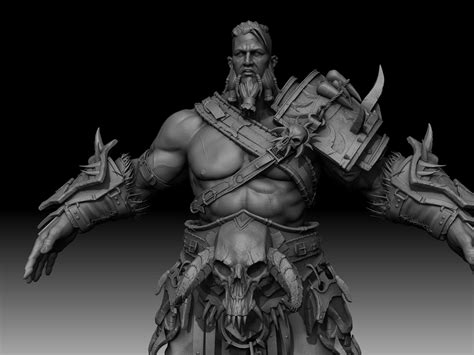 Barbarian KIng (wip) — polycount