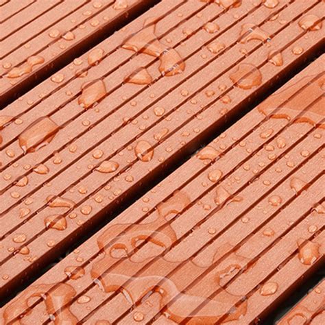 Traditional Flooring Tiles Plain Waterproof Click-Locking Wood Floor Planks - Clearhalo