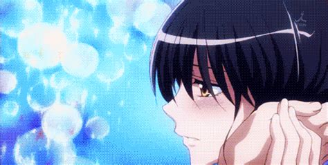 Cute anime kissing gifs | Anime Amino