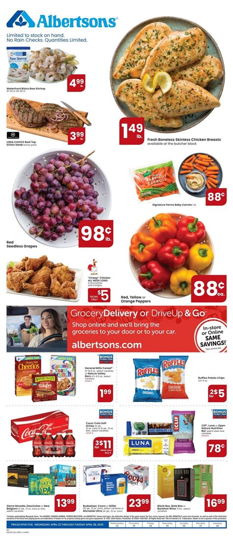 Albertsons Weekly Ad Apr 22 – Apr 28, 2020