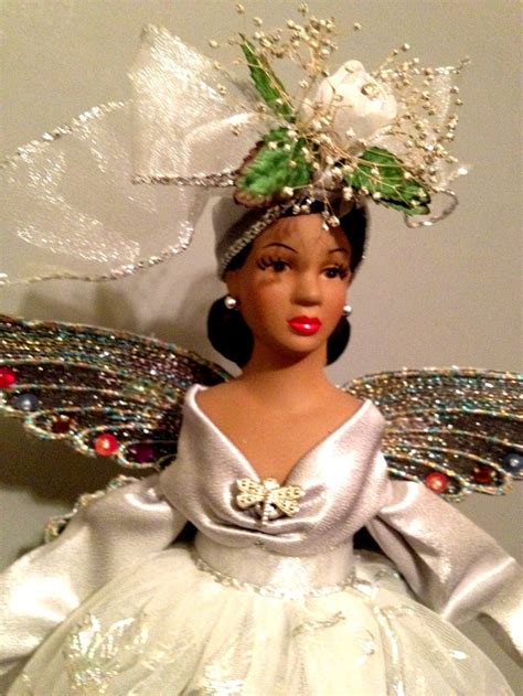 African American Christmas Angel Tree Topper Dragonfly Theme | Etsy | Christmas angels, Black ...
