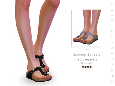 The Sims Resource - Summer Sandals