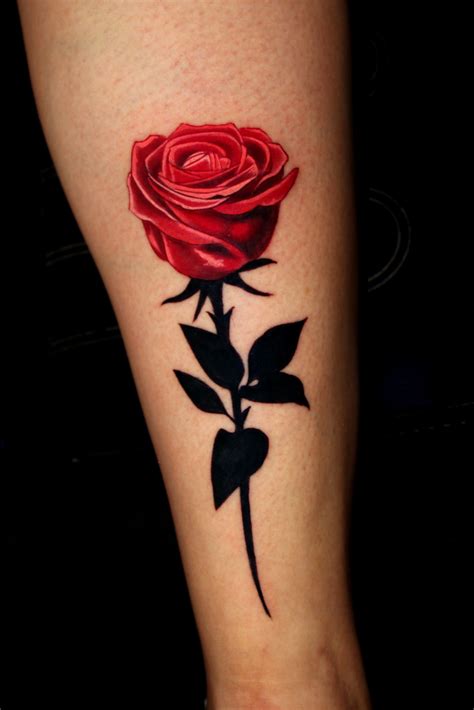 Rose tattoo. Love it. Tattoo & Photo crd: Jeremy Brown. - Rose tattoo. Love it. Tattoo &… | Rose ...