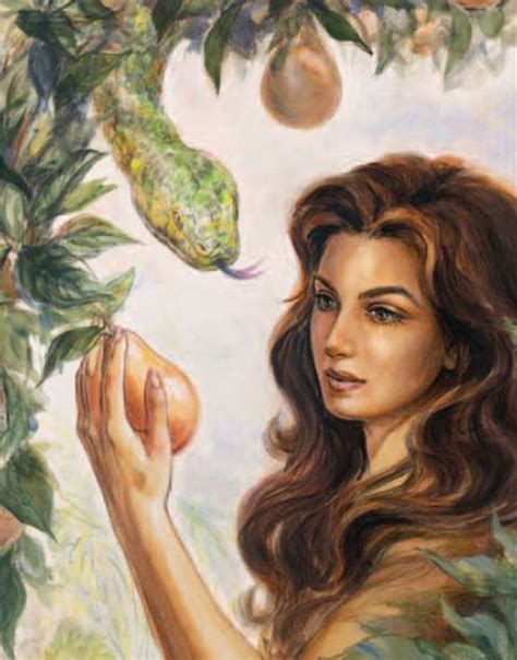 Eve in the Garden of Eden | Jehovah, Bible art, Adam and eve