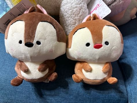 Disney Chip and Dale Plushies, Hobbies & Toys, Toys & Games on Carousell