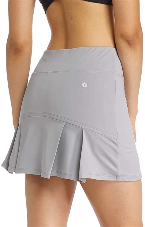 Ibeauti Womens Back Pleated Athletic Tennis Skorts Golf Skirts with 3 ...