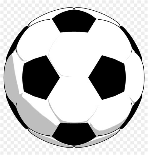 Ball Clipart Balck White - Black And White Soccer Ball Clip Art - Free ...