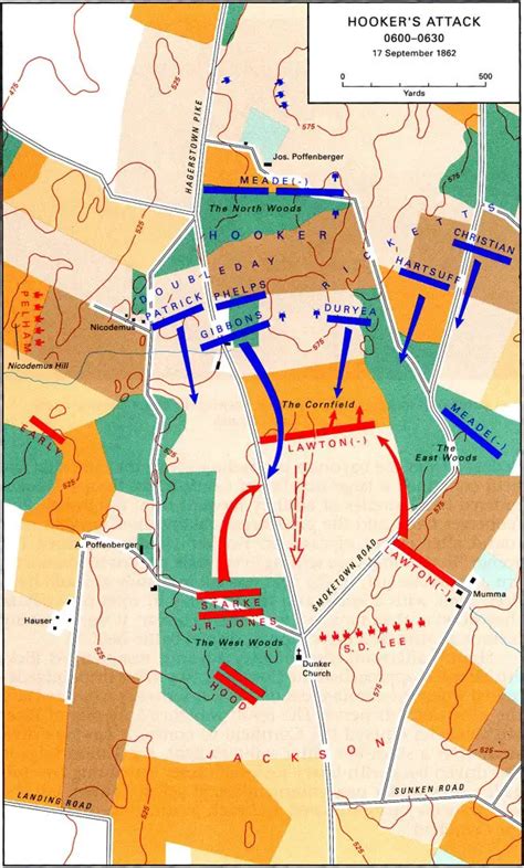 Maryland Campaign Map Antietam Sharpsburg Civil War