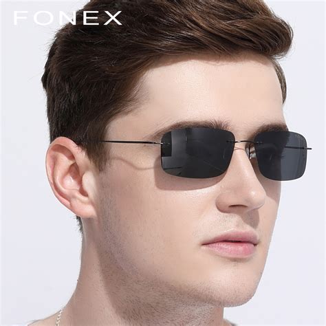 Rimless Polarized Sunglasses For Men - Buyer Dream