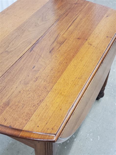 Antique Drop-leaf Dining Table Antique Wood Round Table - Etsy