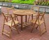 Merry Round Folding Table & 4 Chairs Patio Set - MPG-TBS01- - Merry Products