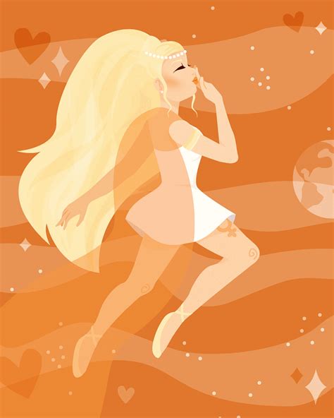 Cartoon Goddess Venus