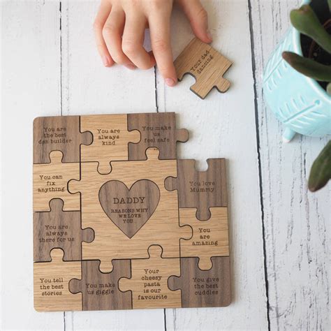 Puzzle en bois personnalisé