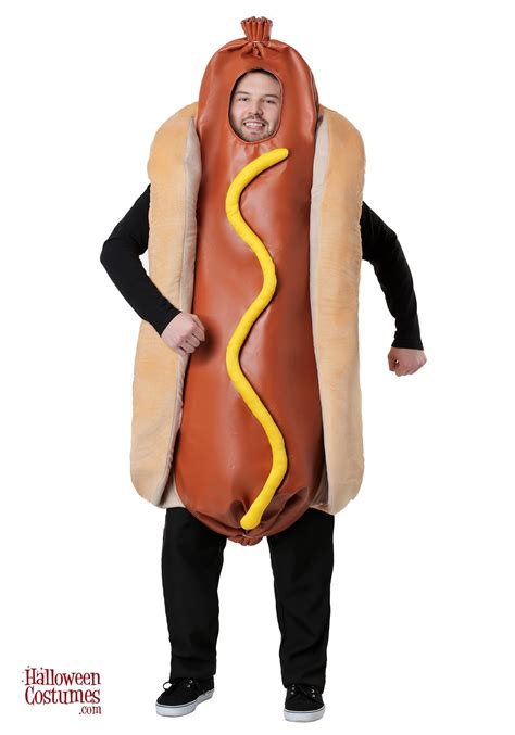 Adults Hot Dog Costume | Fast Food Halloween Costumes | Hotdog costume, Hot costume, Hot dog ...