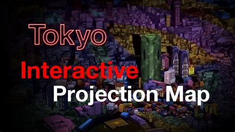 Playable Tokyo 3D projection map