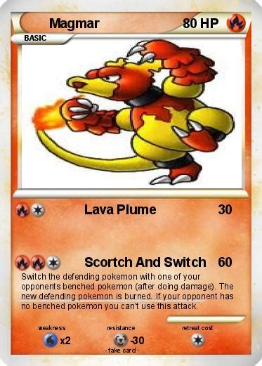 Pokémon Magmar 48 48 - Lava Plume - My Pokemon Card