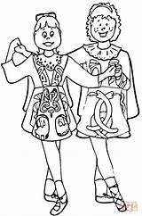 Irish Dance Drawing At GetDrawings  Free Download sketch template