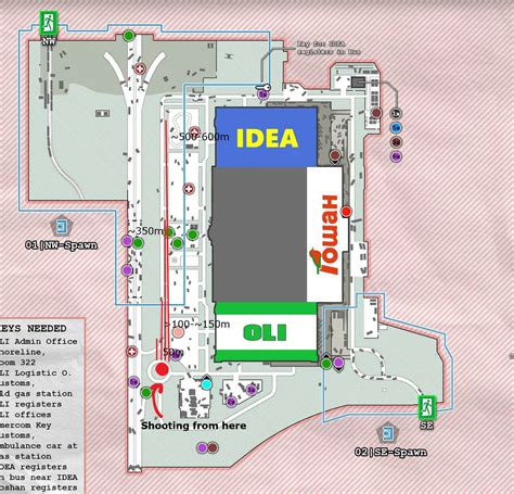 Escape From Tarkov Interchange Map 2021 / Thought It Would Be Useful 3d ...