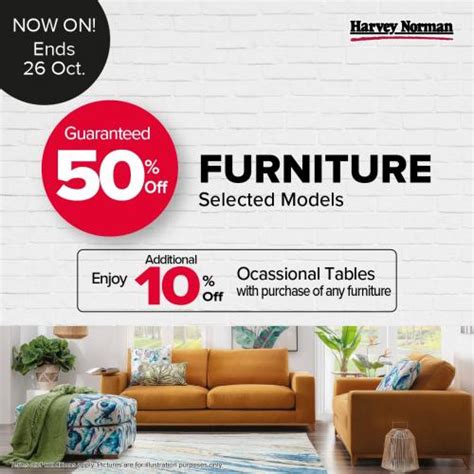 Harvey Norman Furniture Sale 50% OFF (1 January 0001 - 26 October 2020)