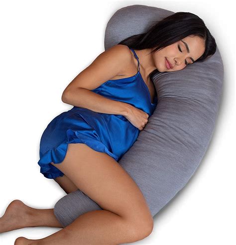 Pharmedoc Pregnancy Pillows J-shape Full Body Maternity Pillow - Grey – PharMeDoc