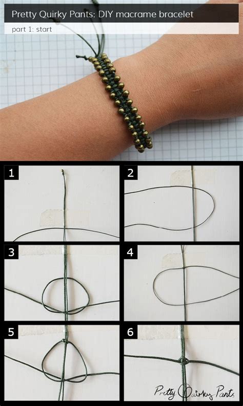 macrame bracelet part one | Diy และงานฝีมือ