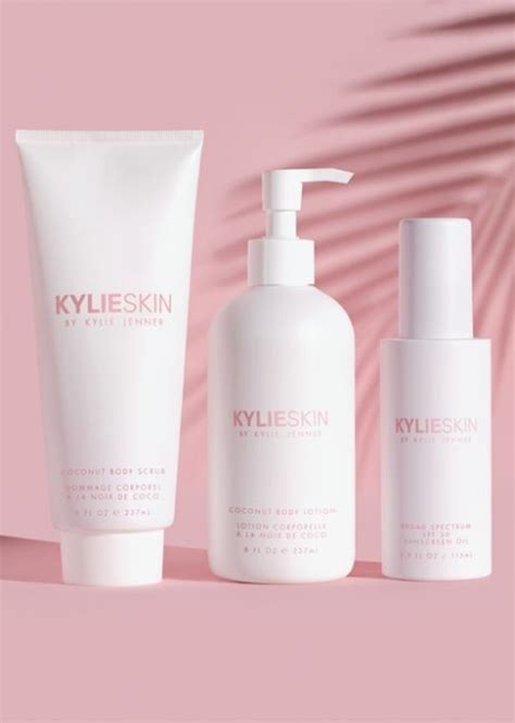 Kylie Skin Body Collection Includes Coconut Body Scrub and Sunscreen ...